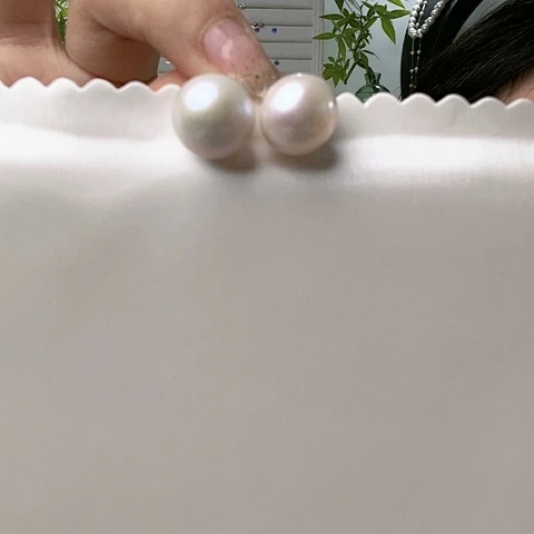 淡水珍珠耳饰未镶嵌
