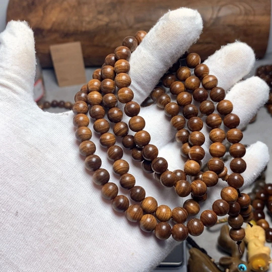 檀香木0.8老山檀香108颗