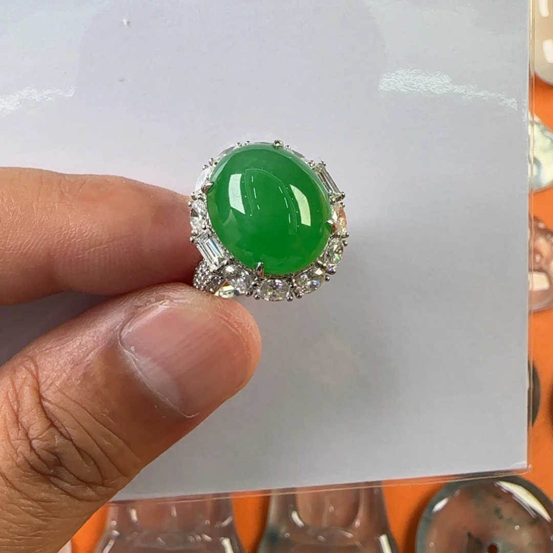 定制翡翠未镶嵌天然