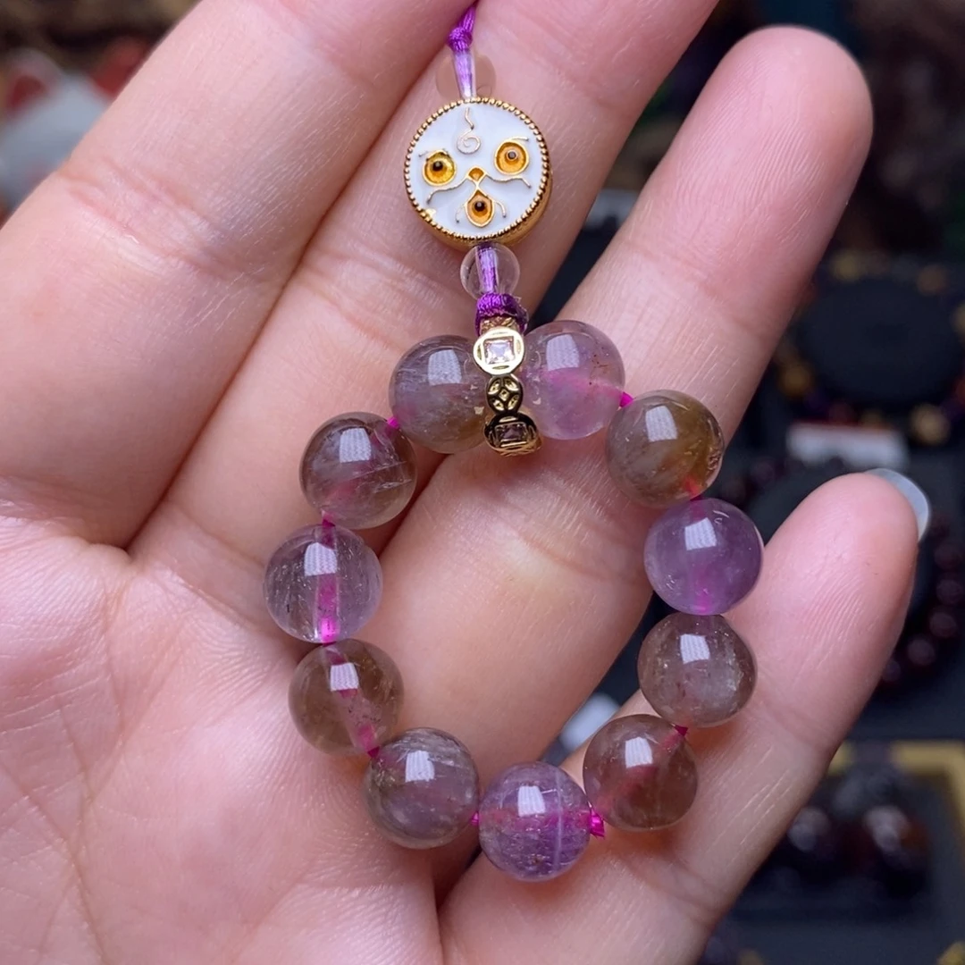 水晶A009极光手机挂未镶嵌