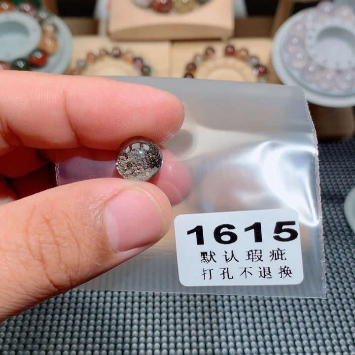 丸***呦水晶项链未镶嵌单珠