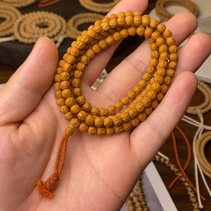 原***.柏香籽/百香籽手串小金豆原桩