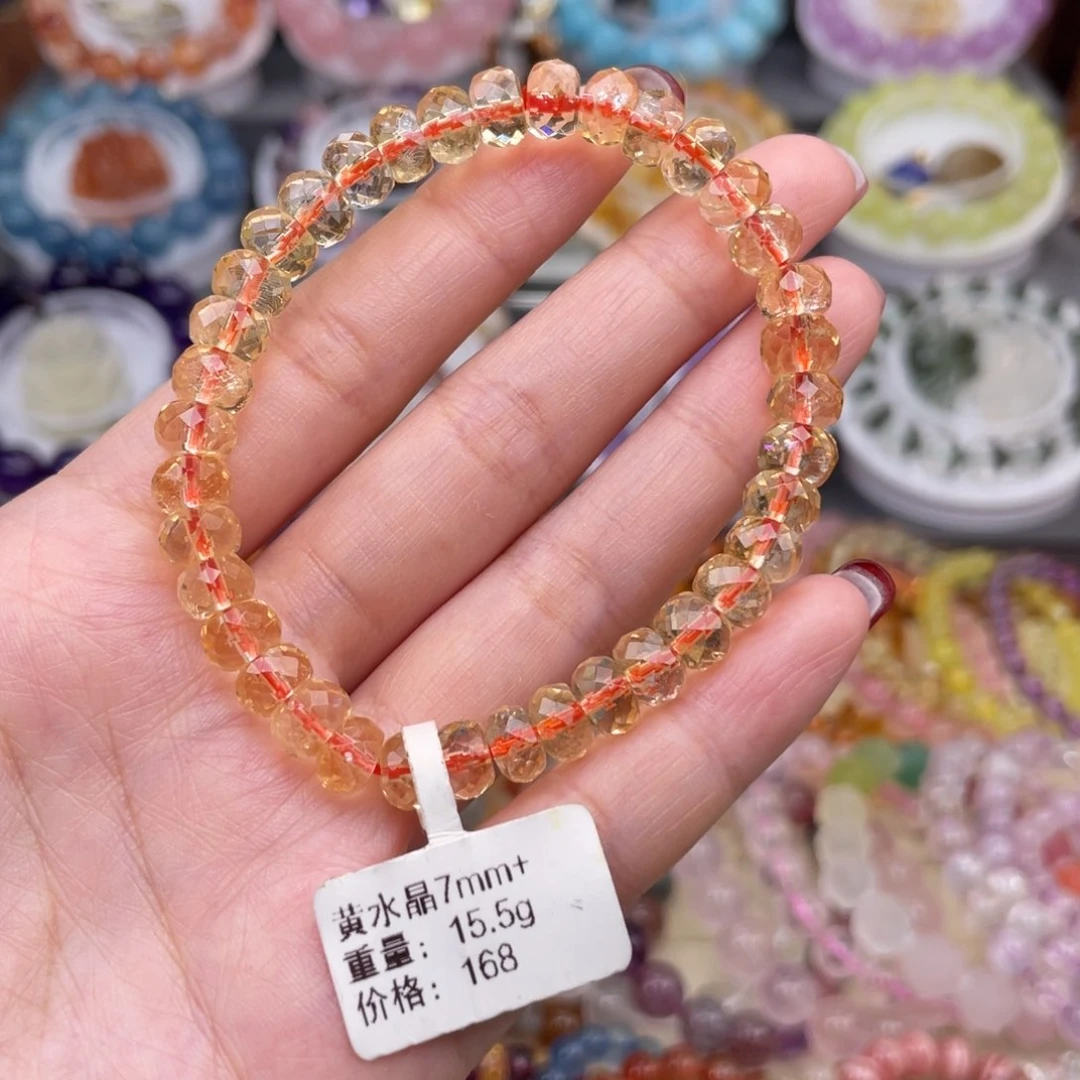 水晶手链未镶嵌伽*天然