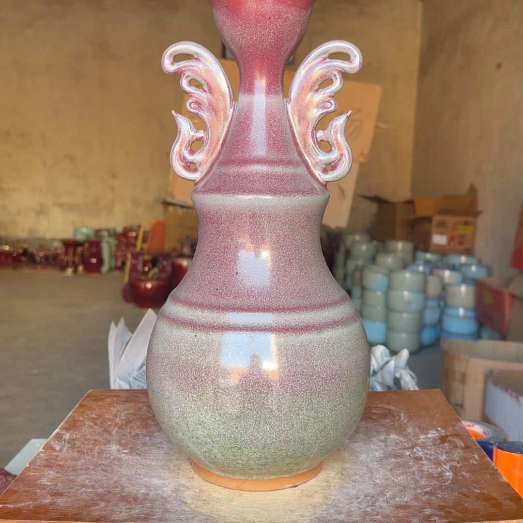 陶摆件郑家钧瓷摆件微瑕