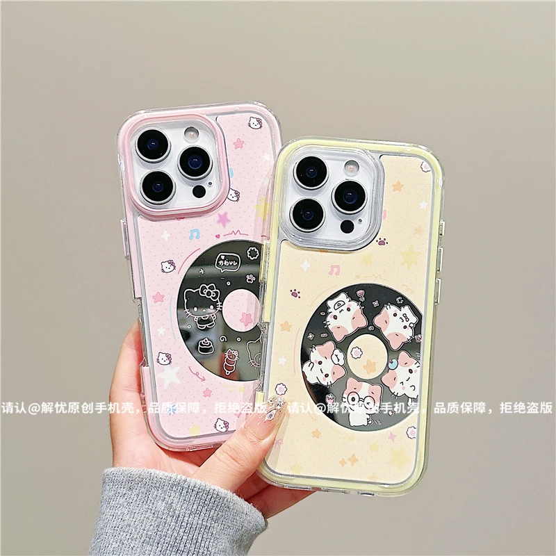 炫彩镜面适用苹果17/iPhone/华为荣耀/OPPO/小米手机壳pura70爆款