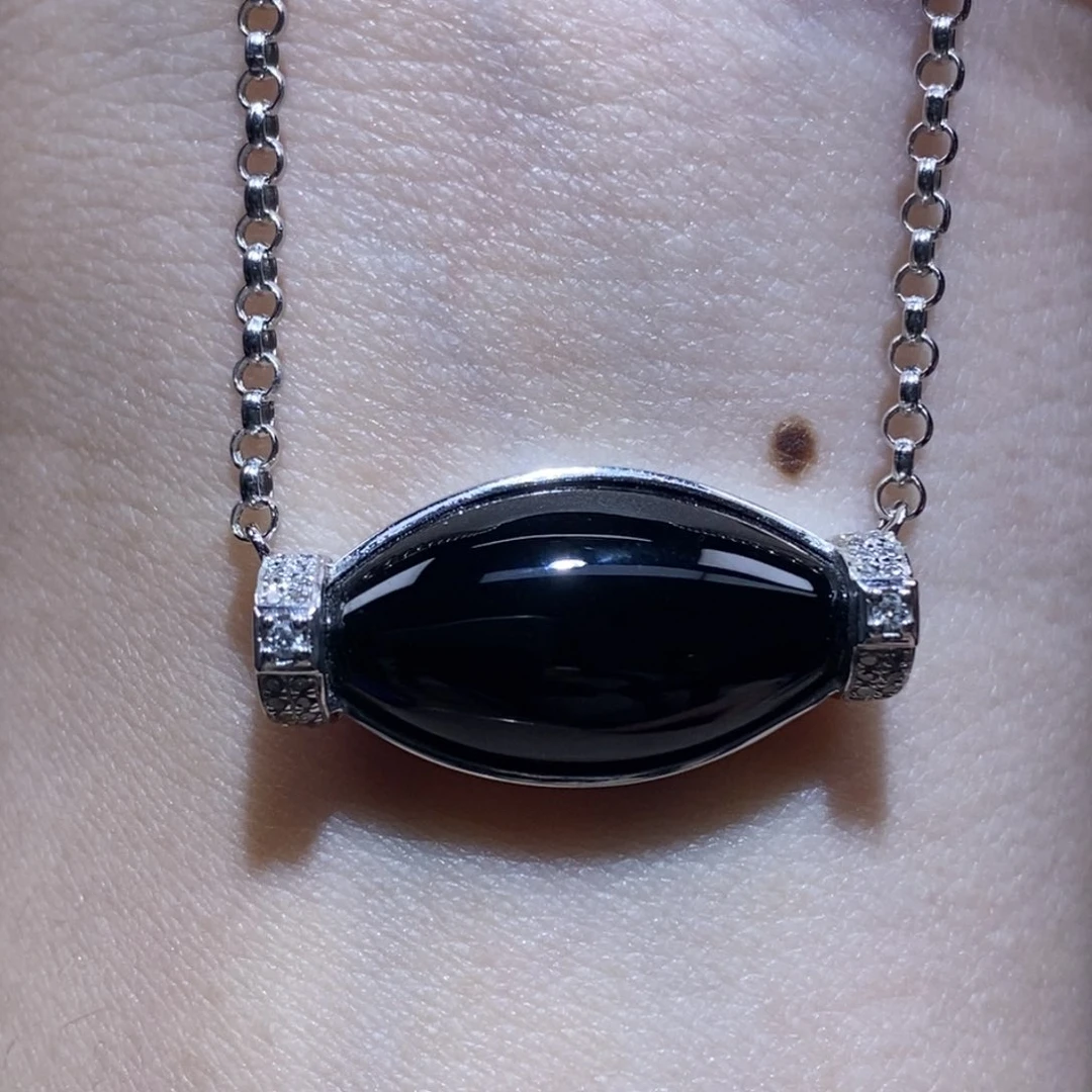 套链18K金镶嵌翡翠