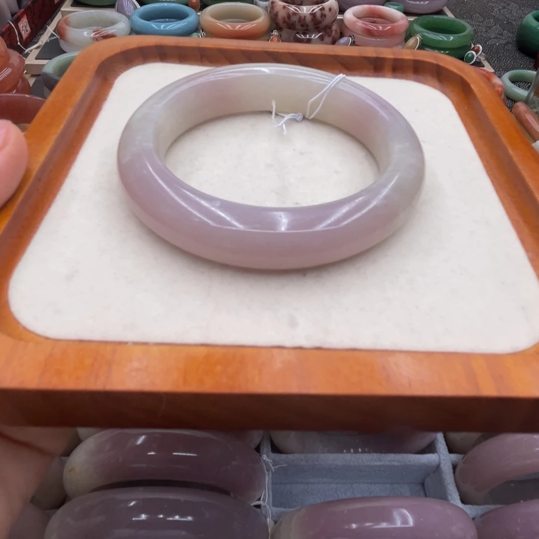 石英质玉未镶嵌圈口57