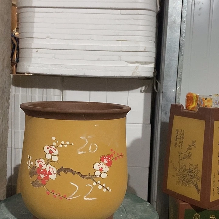 紫砂花盆紫砂花盆