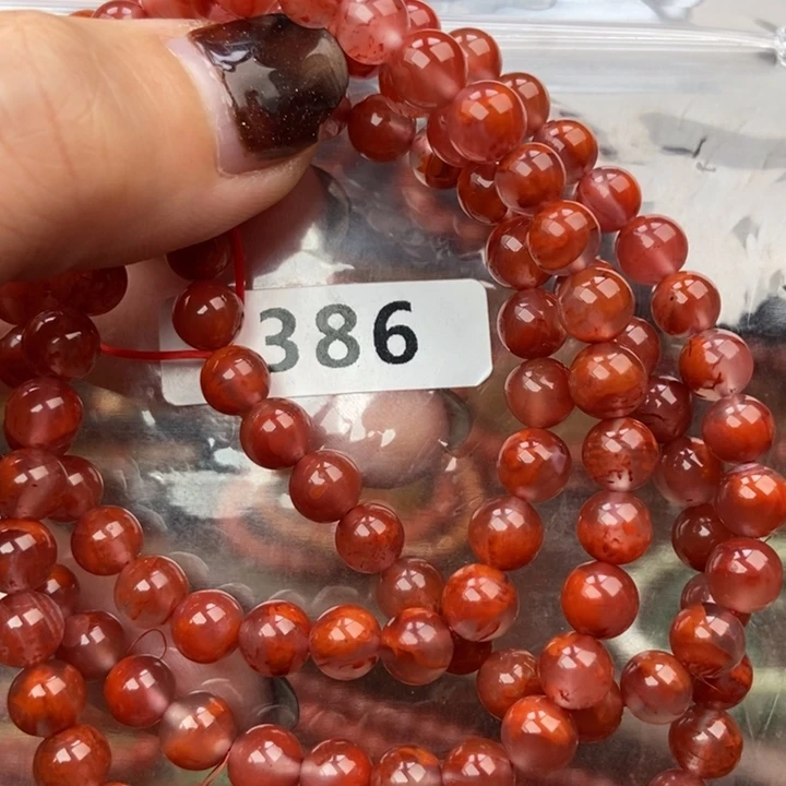 南红玛瑙未镶嵌手链