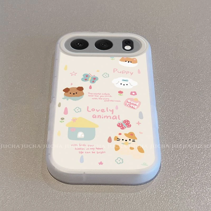 小动物涂鸦适用荣耀500pro手机壳卡通新款honor500硅胶防摔设计感