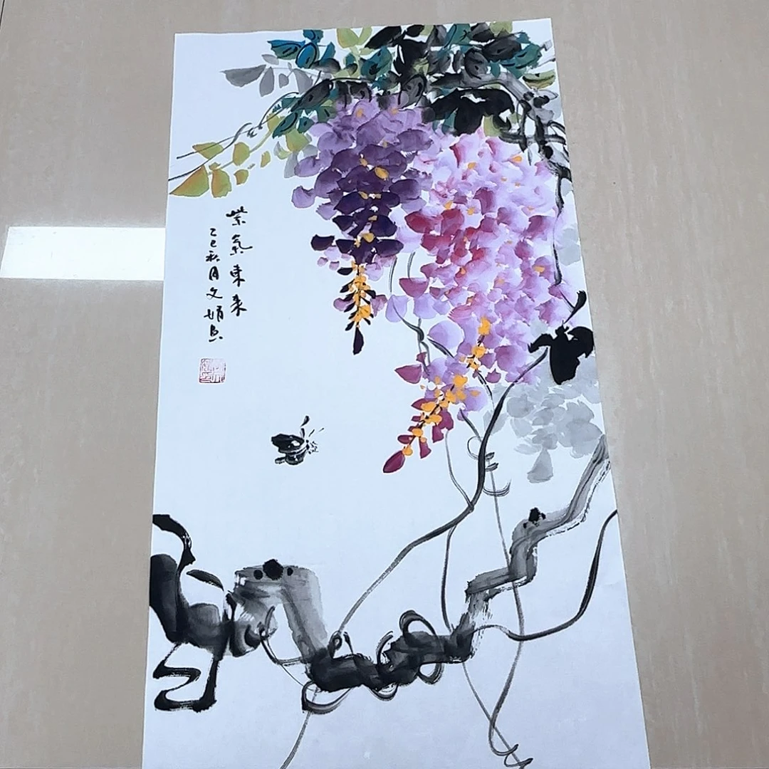 国画国画作品多次