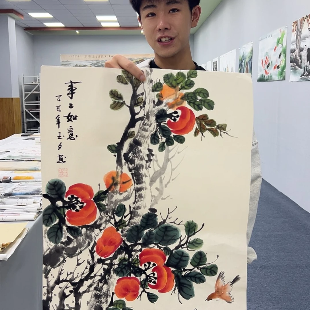 国画国画作品纯手绘作品