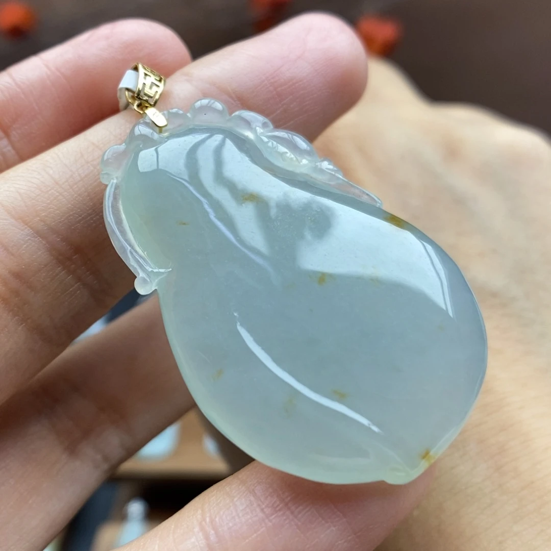 【闪购商品】颈饰18K金镶嵌翡翠54