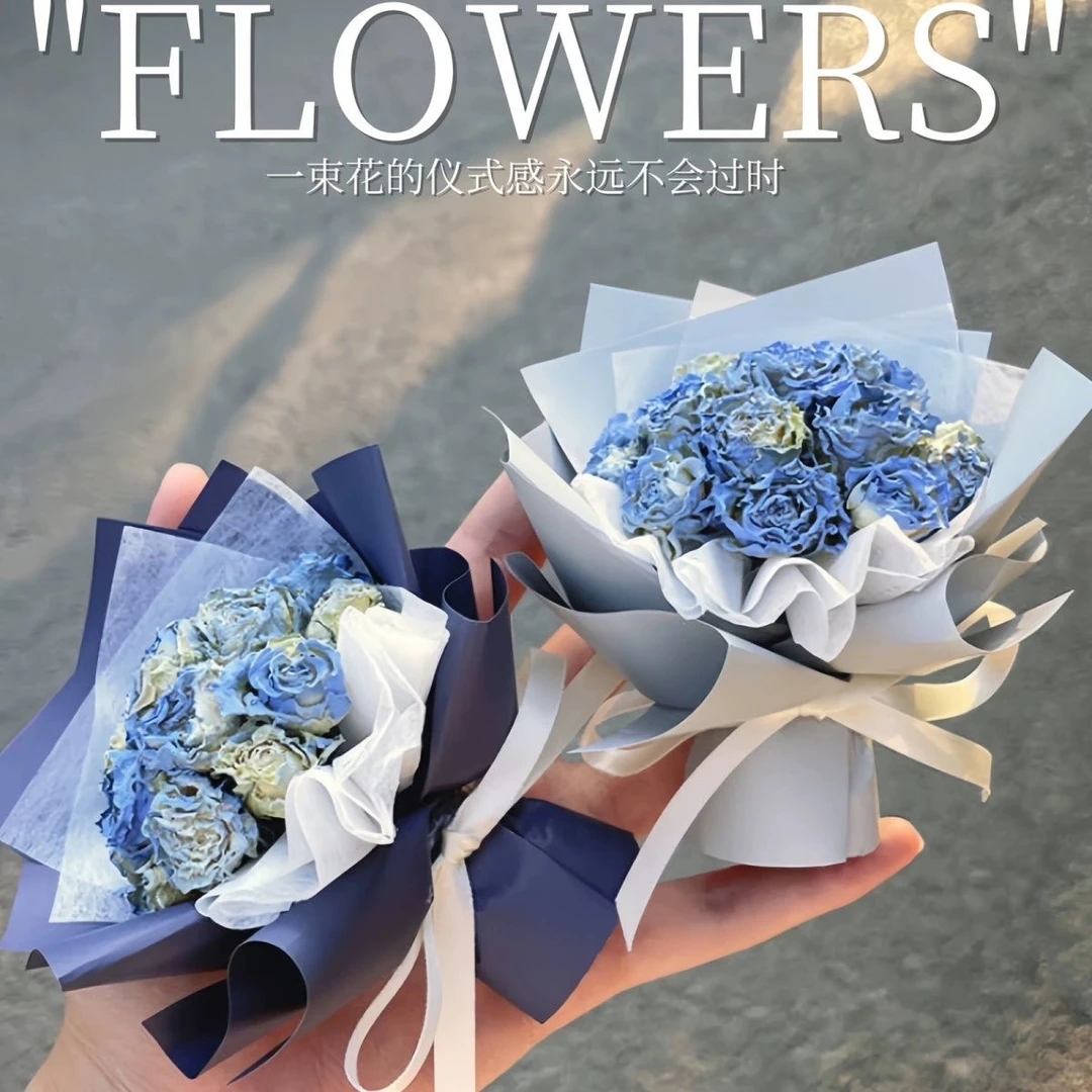 玫瑰花永生花花束创意实用礼物送闺蜜车载装饰伴手礼