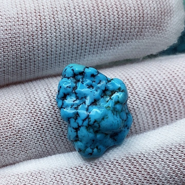 绿松石未镶嵌天然原矿 地大质检