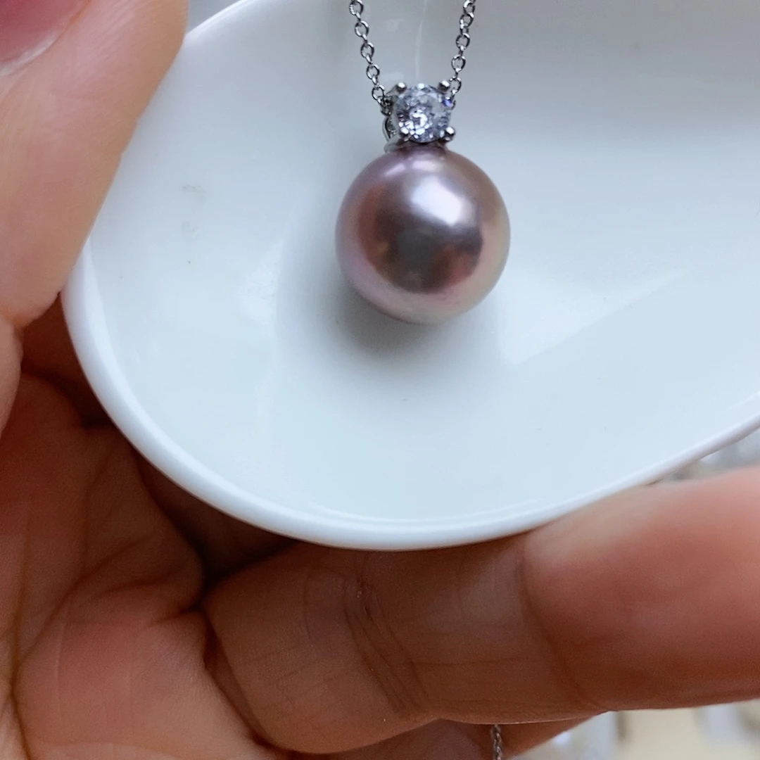 淡水珍珠吊坠(赠链)合金