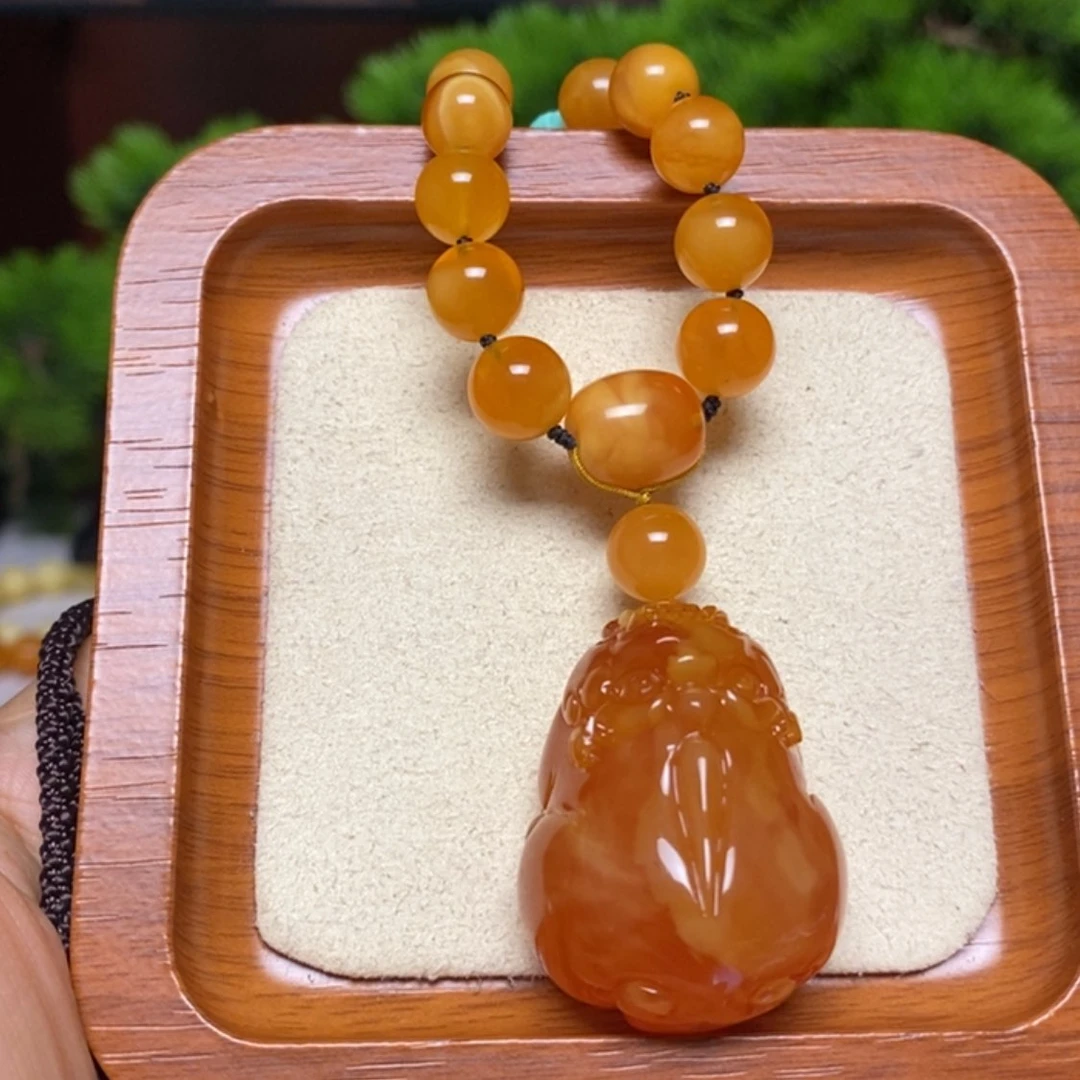 【闪购商品】未镶嵌颈饰蜜蜡项链