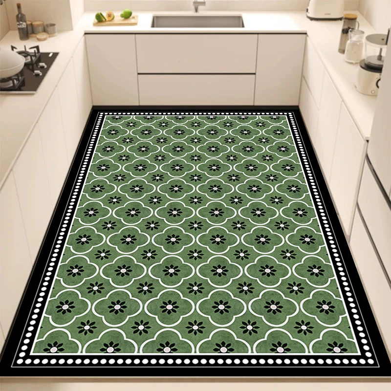 家用吸水皮革加厚防水皮革可裁剪免打理耐脏防水防滑入户厨房垫