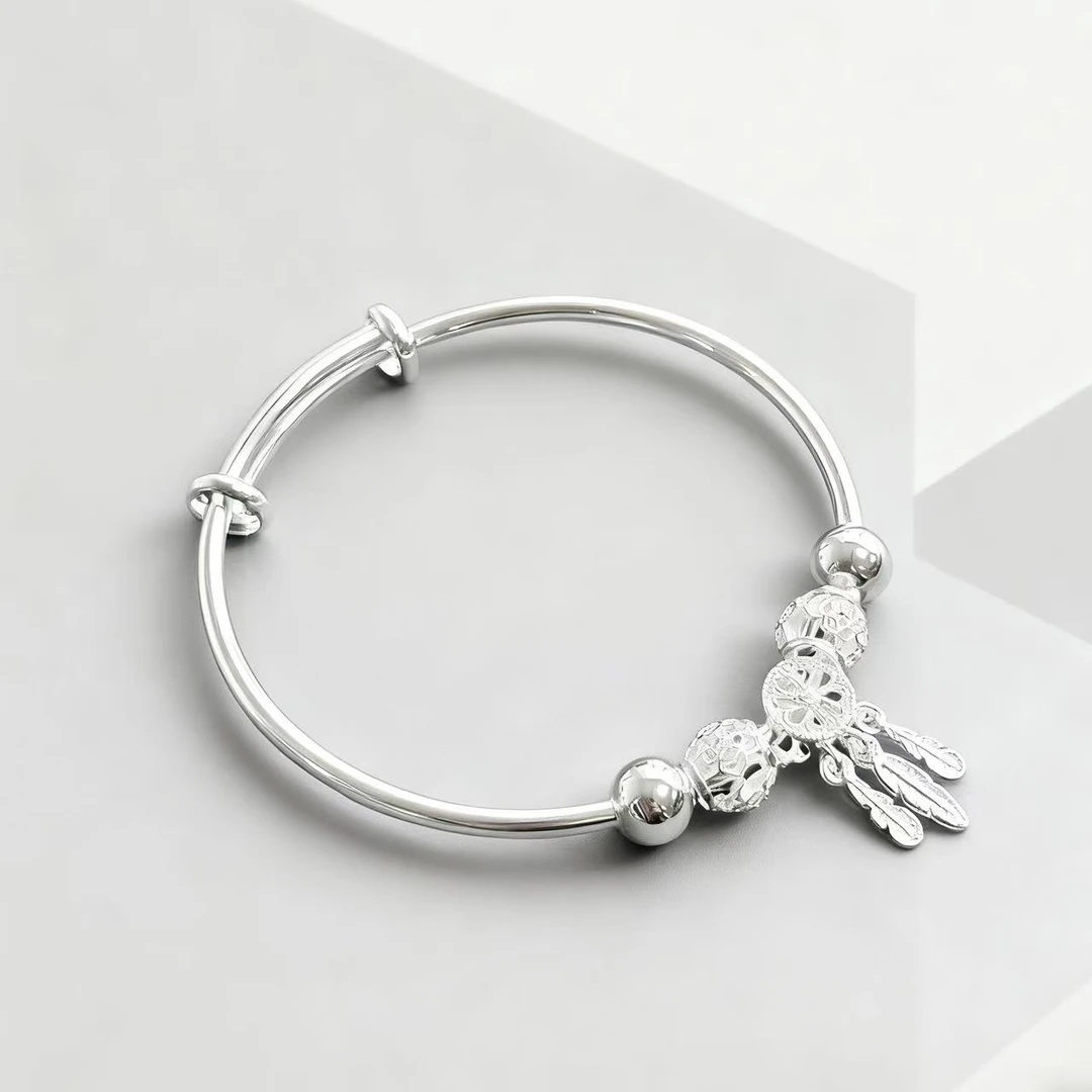 星垂羽梦单圈精品手镯无礼盒—-4153