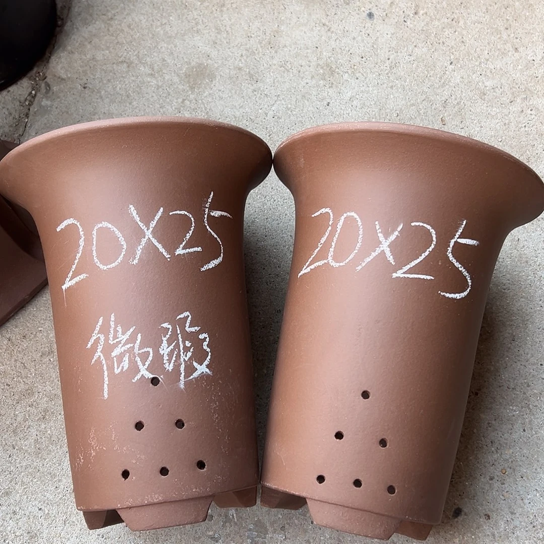 紫砂花盆宜兴紫砂花盆2支