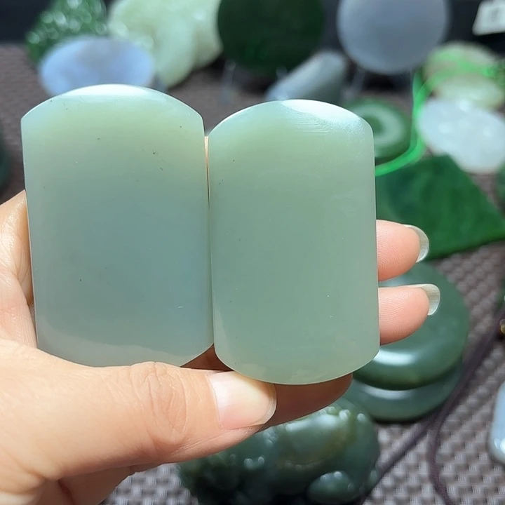 和田玉珠宝半成品未镶嵌零**分