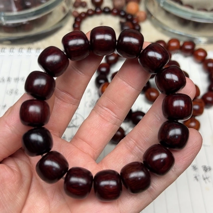 降真香手串/手链海南红降1314老型黑珍珠