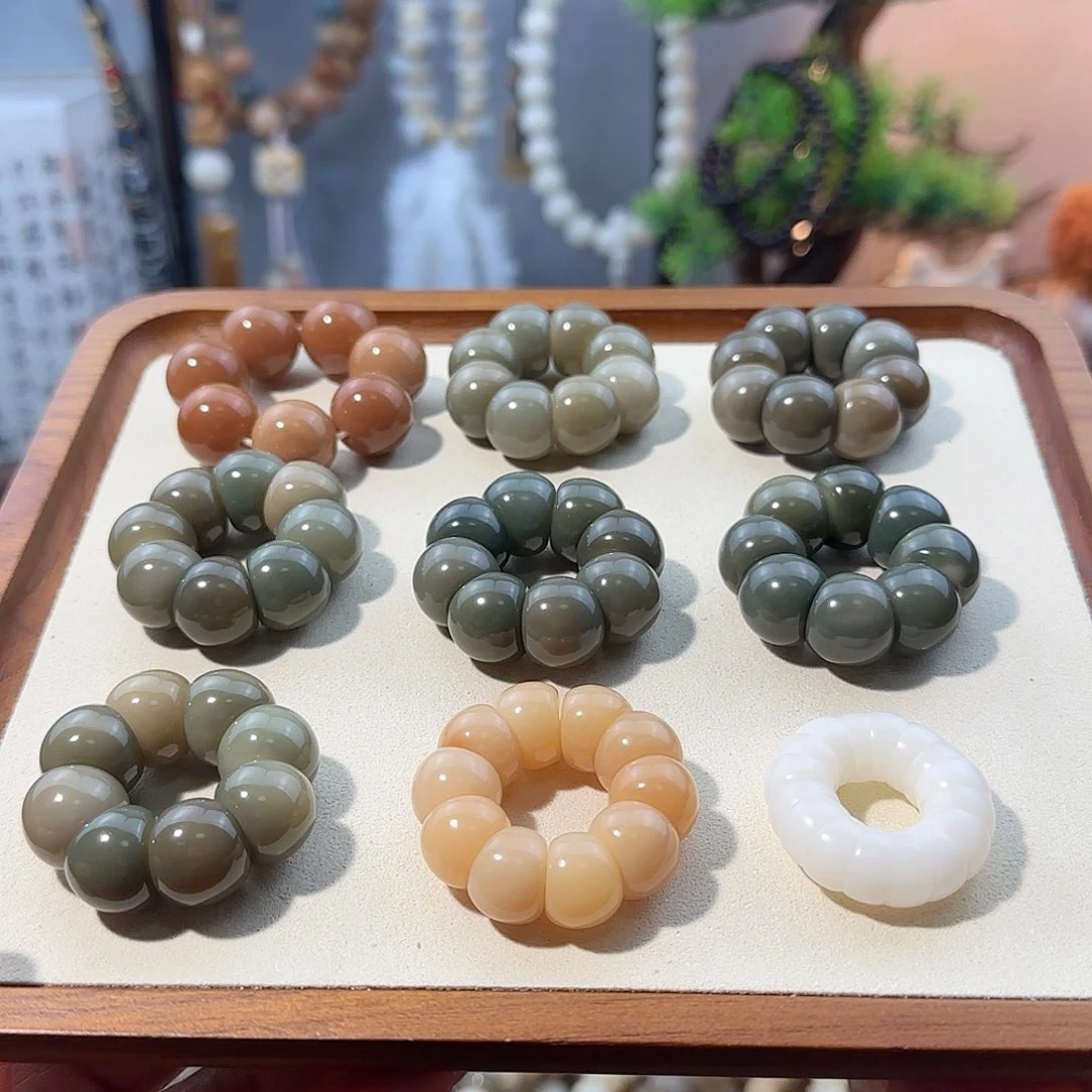 菩提根/象牙果吊坠山竹手捻单只36