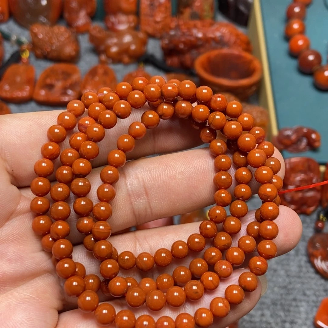 手串未镶嵌南红玛瑙5+mm