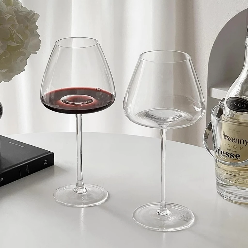 德国工艺水晶红酒杯家用高级感葡萄酒杯大肚勃艮第高脚杯轻奢高档