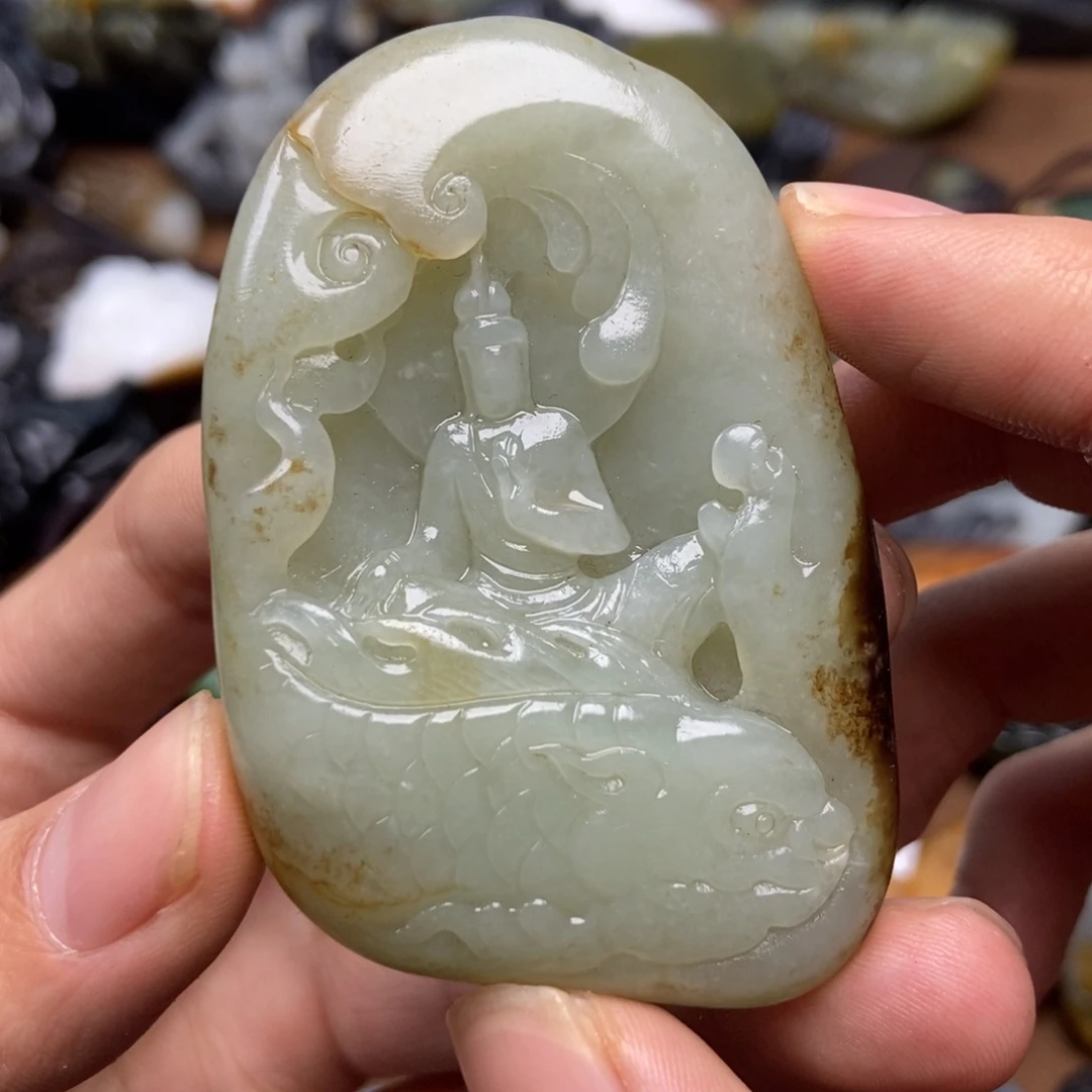 和田玉颈饰未镶嵌