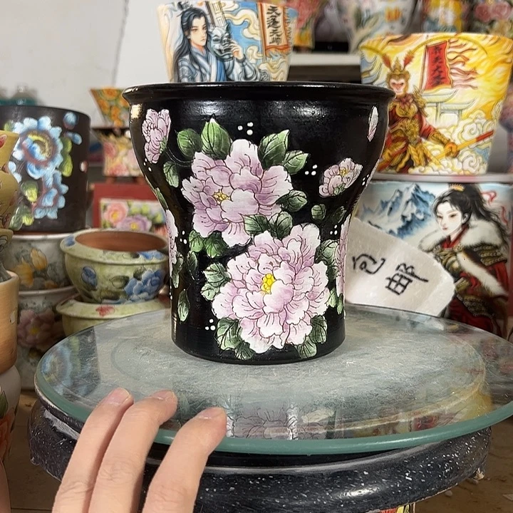 景德镇手绘花盆最高性价比厂家