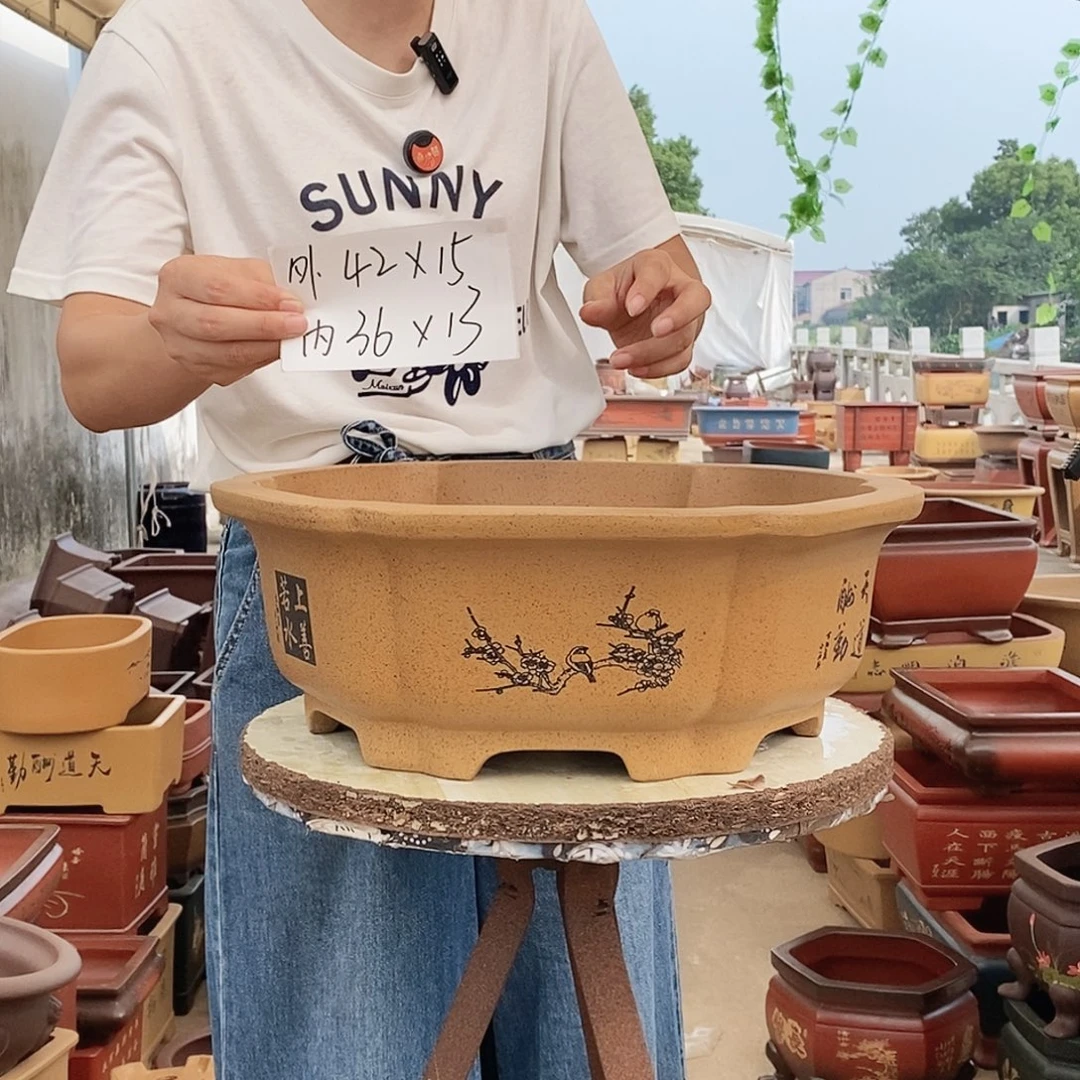 段泥花盆紫砂花盆