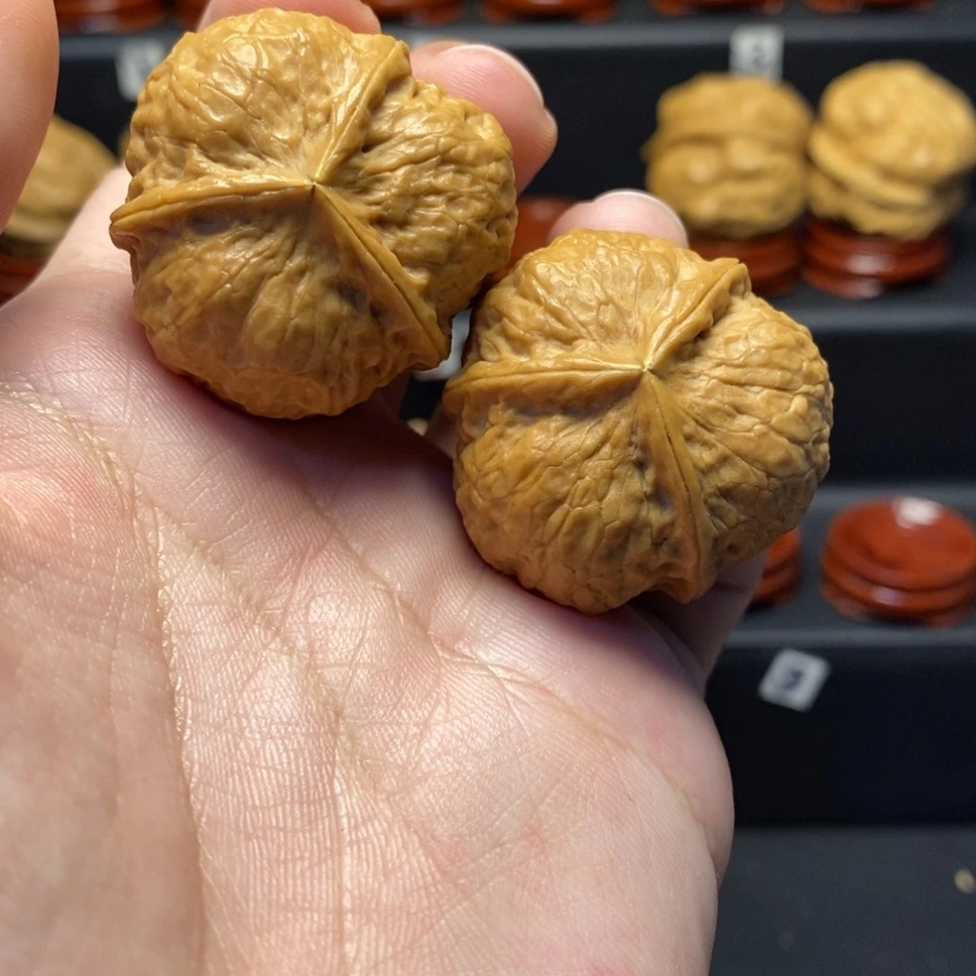 把件文玩核桃35球奔