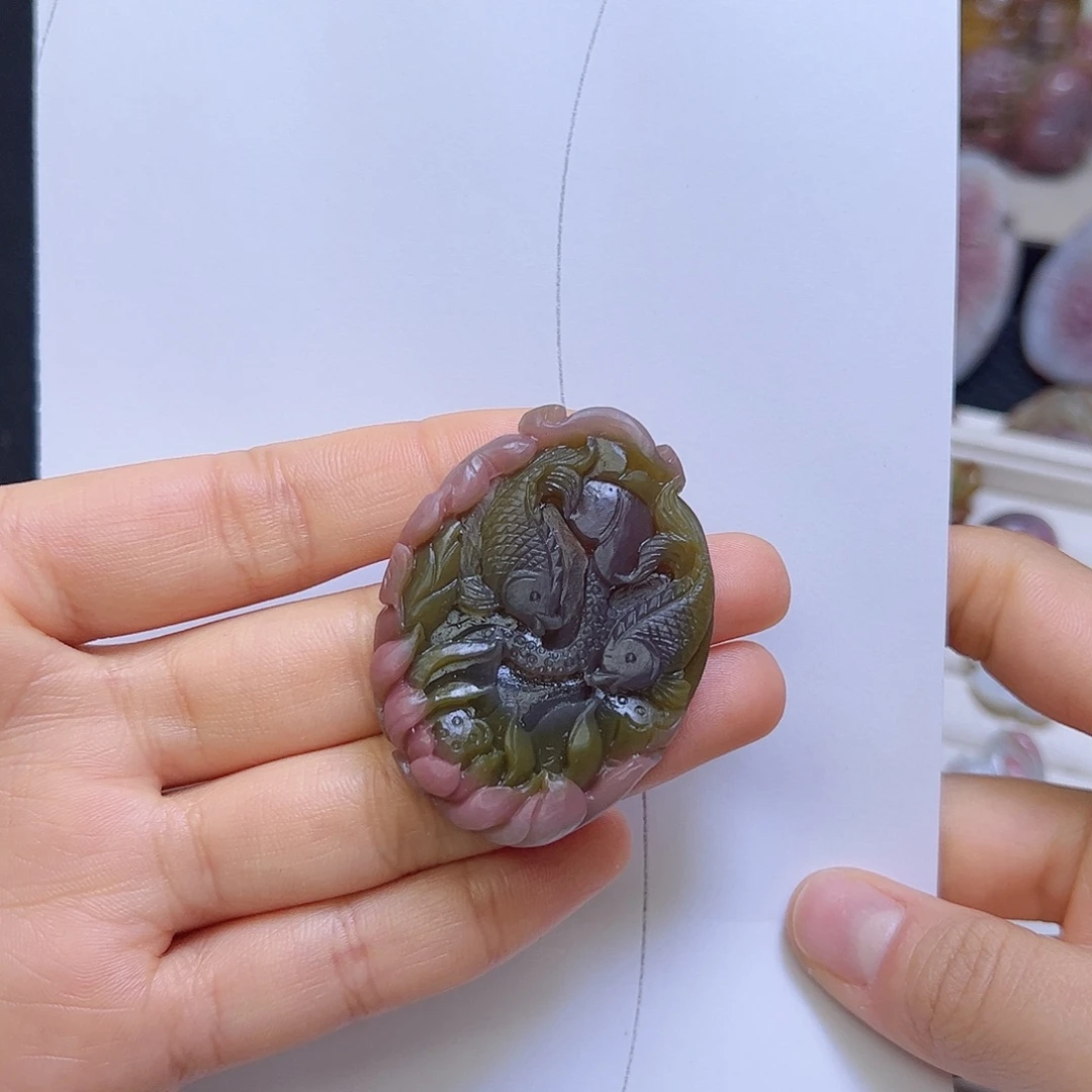 玛瑙/玉髓未镶嵌定制吊坠