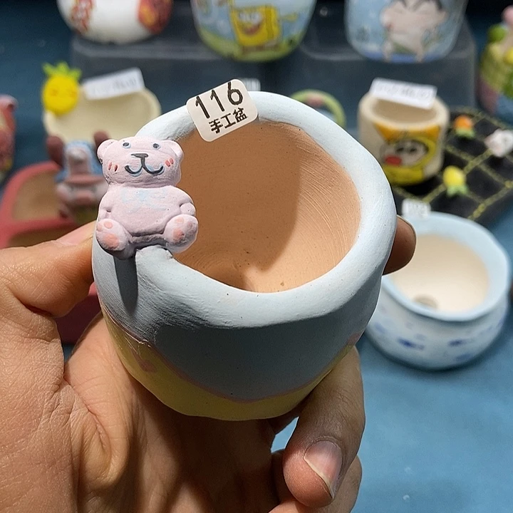 红陶116 手工盆接图定制
