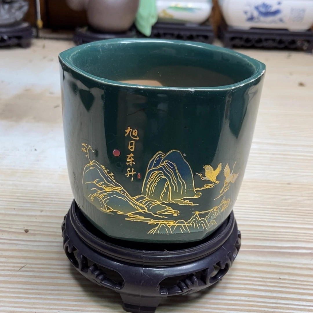 瓷片陶瓷花盆陶瓷艺术