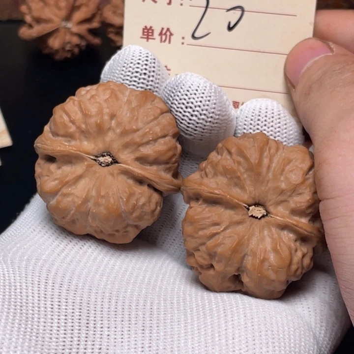 手串文玩核桃蛙蛙38尺白茬 修 20