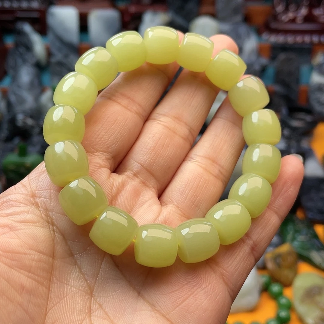 大***坛和田玉未镶嵌手串