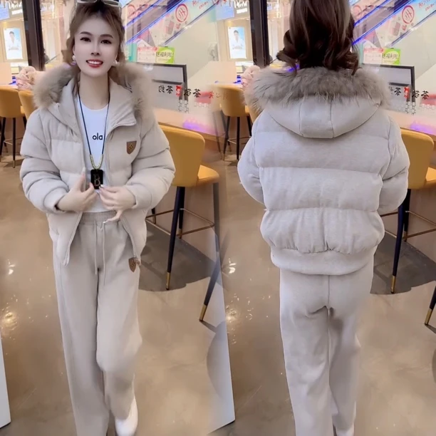 2025秋冬新款洋气宽松百搭减龄女装不贴身时尚网红高档减龄两件套