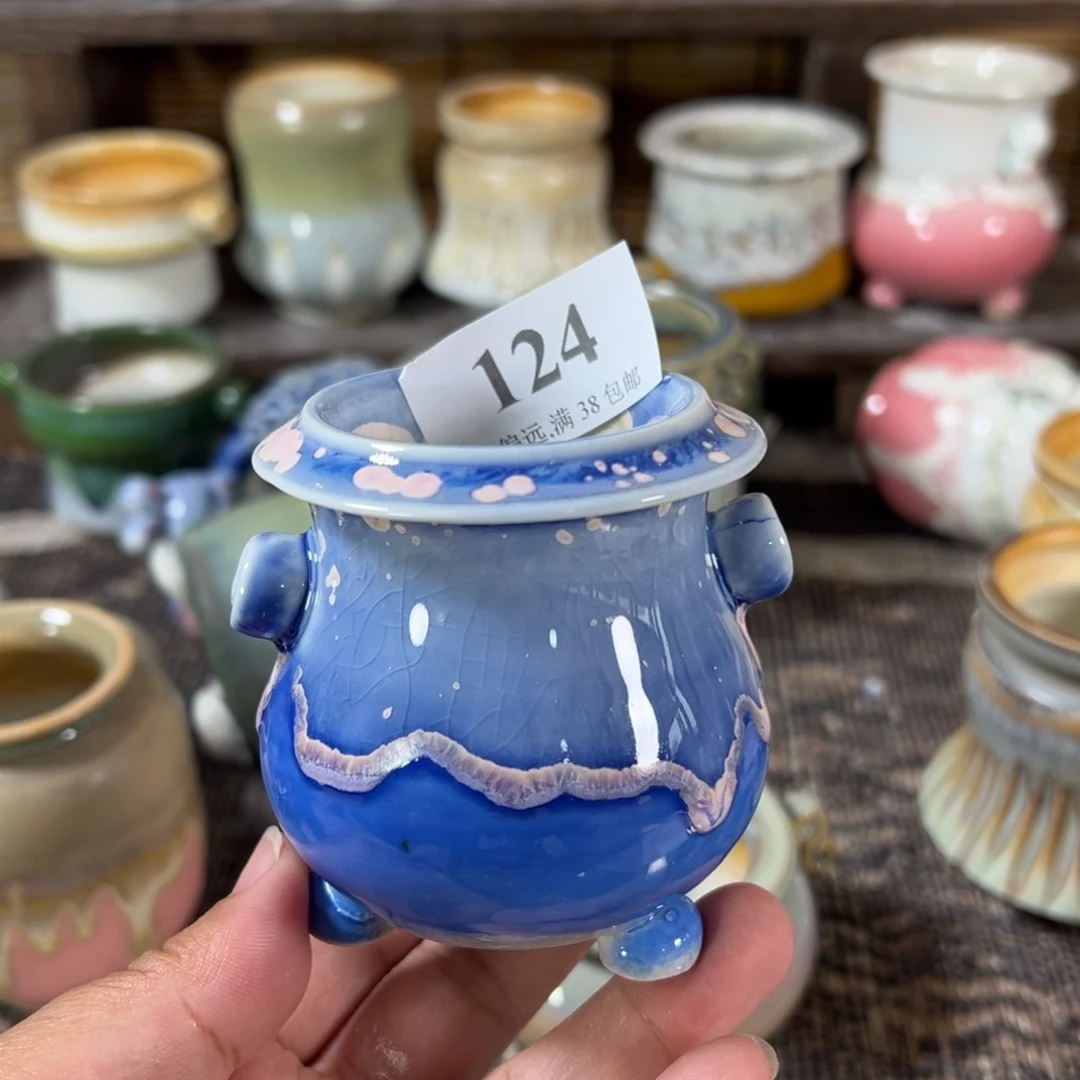 口4 手工花盆满30包邮