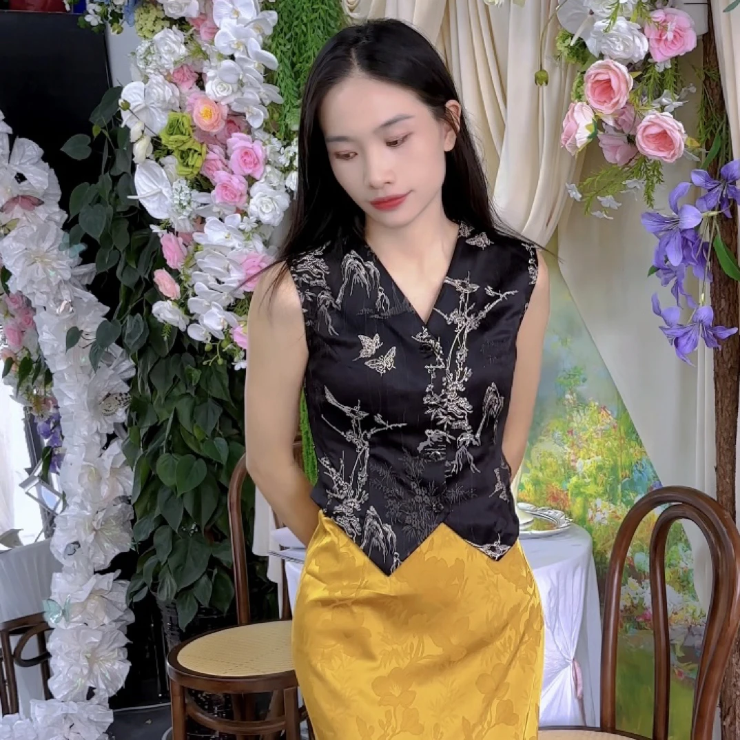 手工现做新中式傣族日常百搭国风气质上衣