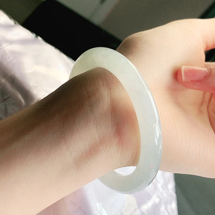 翡翠未镶嵌手镯缅甸天然a货翡翠手镯