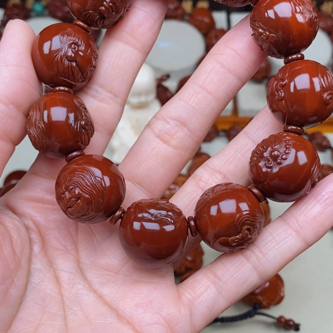 橄榄核吊坠踹*十八罗汉