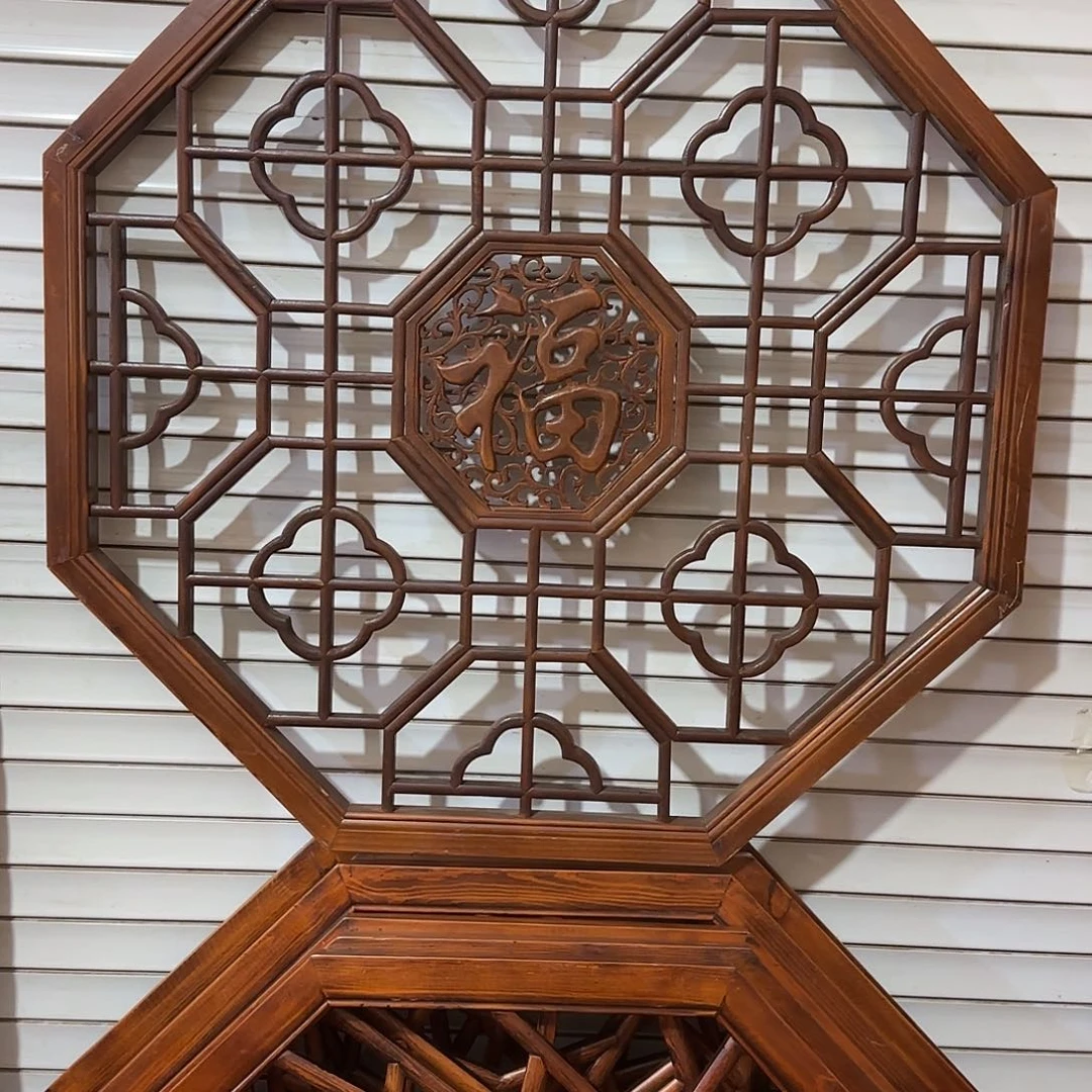 辰***）麻仿古木雕装饰品