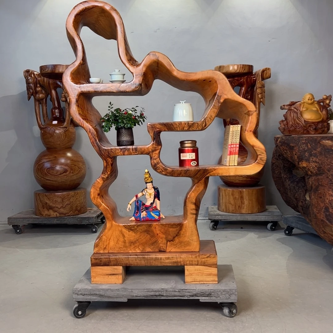 林***✘香榧木博古架整体无拼接