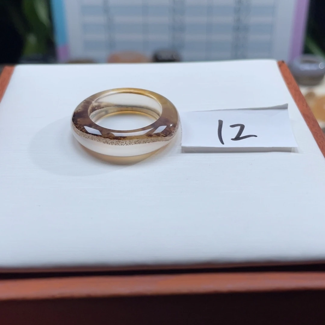 玛瑙/玉髓未镶嵌戒指Z18.4港18