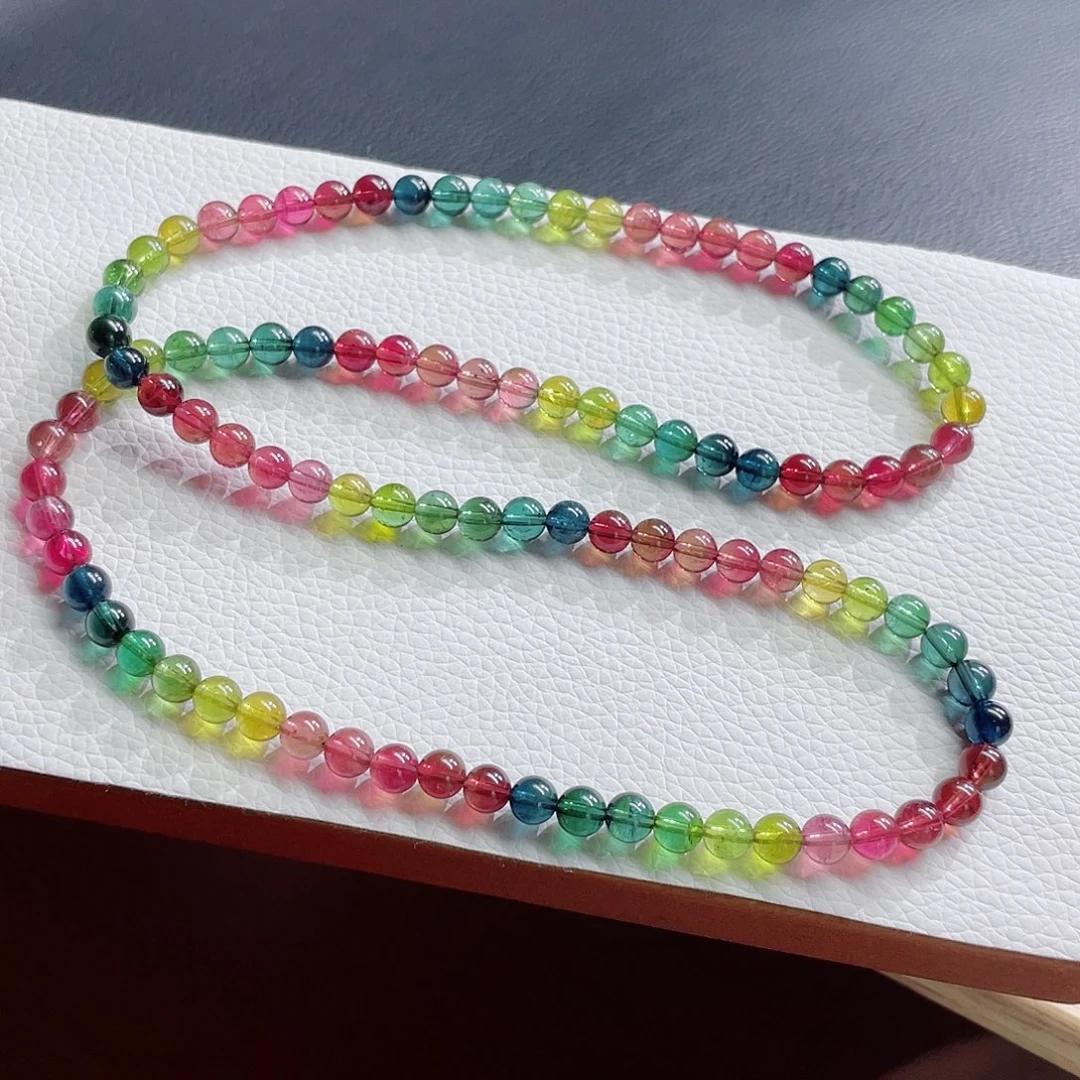 未镶嵌碧玺手链5.8mm左右