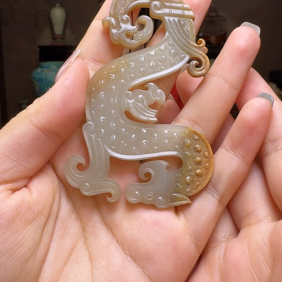 和田玉未镶嵌挂件随*