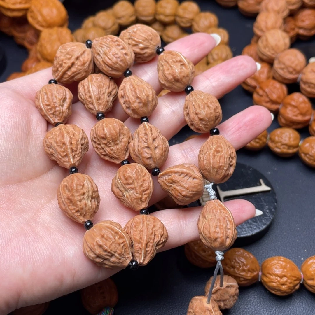 文玩核桃手串白茬水滴手持