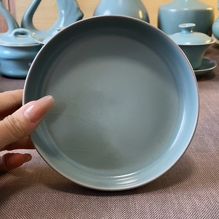 蓝***己瓷片碟一一一一一一一